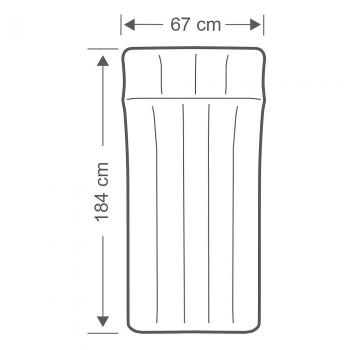 Надувной матрас intex 67997 camping mat